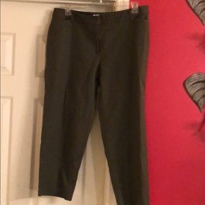 Liz Claiborne army green casual slacks